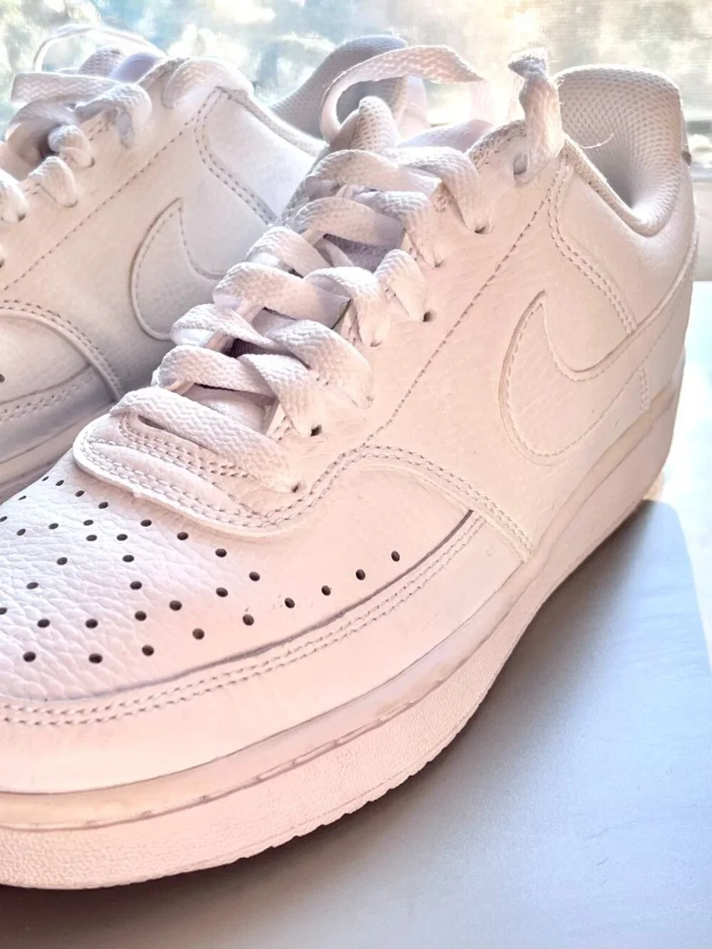 Nike Court Vision Low — Women's 7.5 — White — $24 OBO